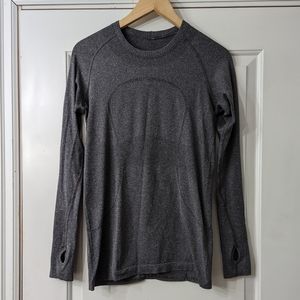 Lululemon gray long sleeve swiftly tech top 8